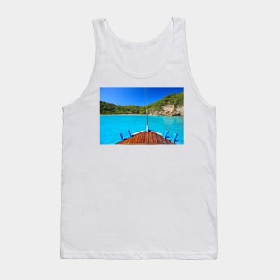 Closer to paradise - Antipaxos island Tank Top